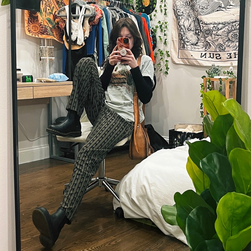 VINTAGE PATTERNED PANTS🖤
